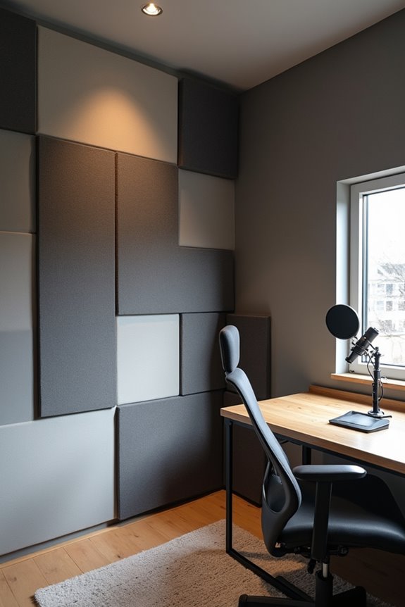 acoustic treatment enhances sound quality