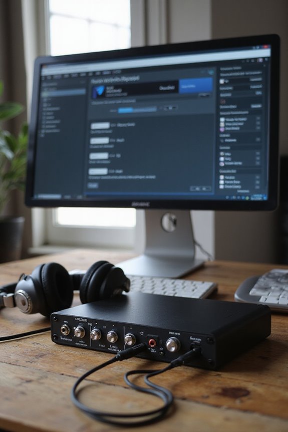 audio interface os setup
