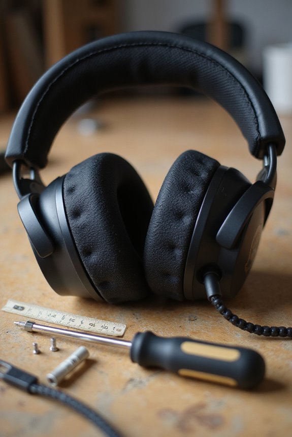 comfortable studio headphone design