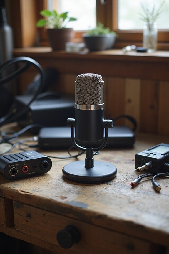 condenser mic power requirements