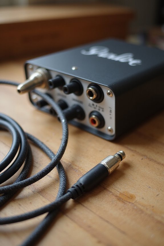 connecting guitars to interface