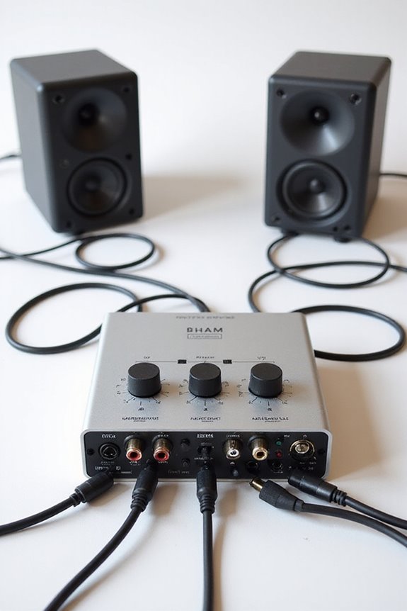 connecting monitors to interface