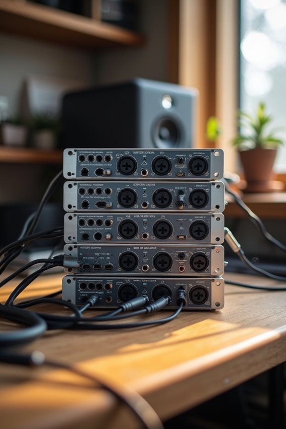 daisy chaining audio interfaces requirements