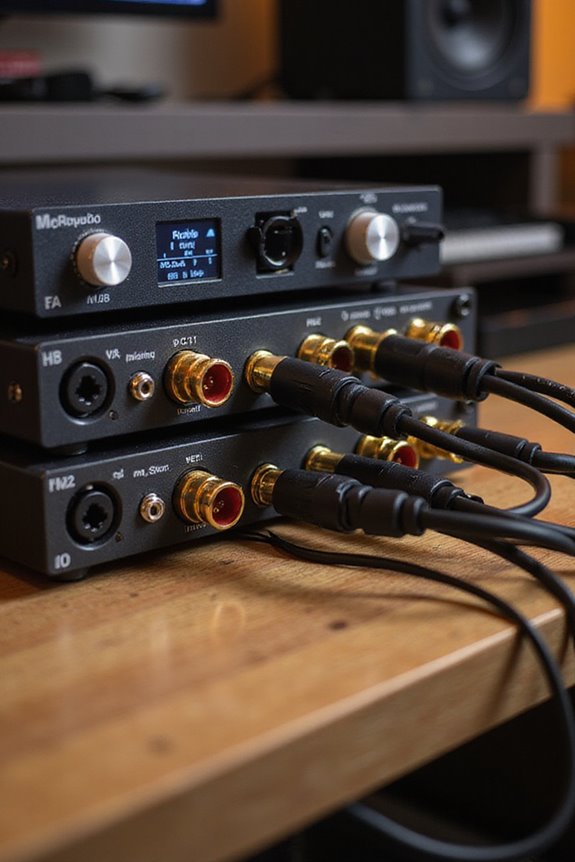 daisy chaining for multi channel recordings