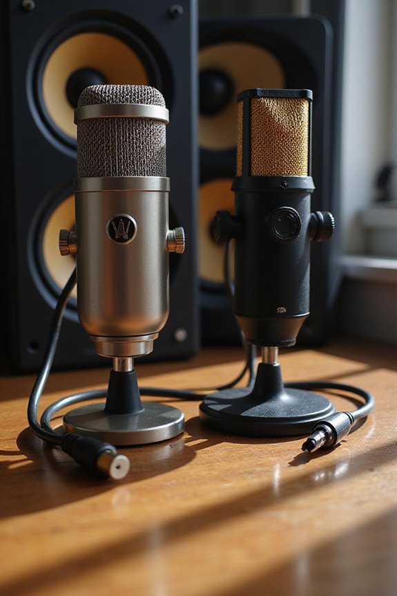dynamic vs condenser microphones