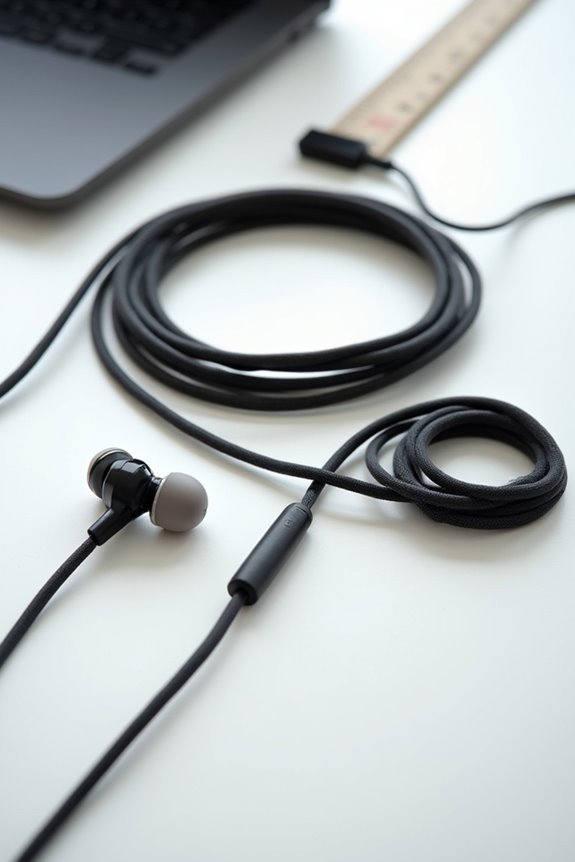 ideal headphone cable length