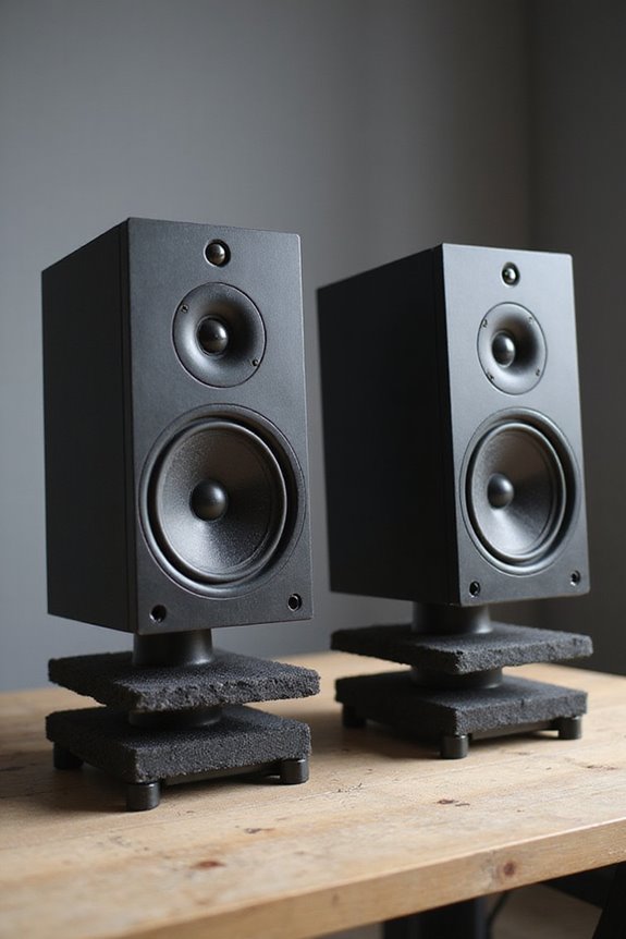 isolation pads enhance sound clarity