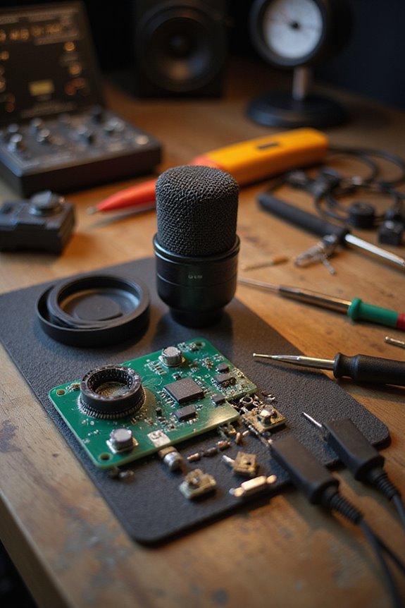 microphone placement prevents feedback