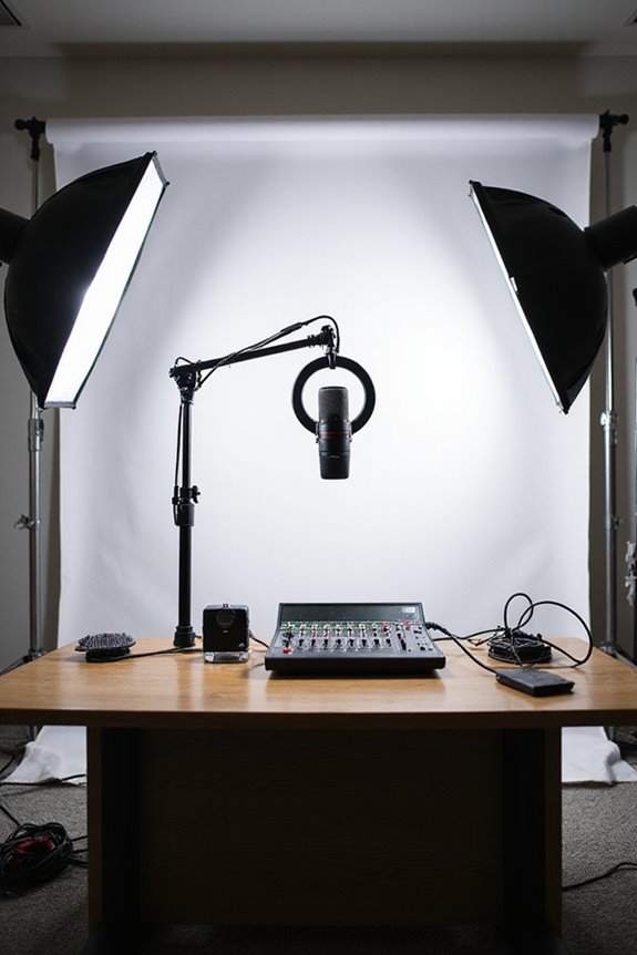 one light and two point setup