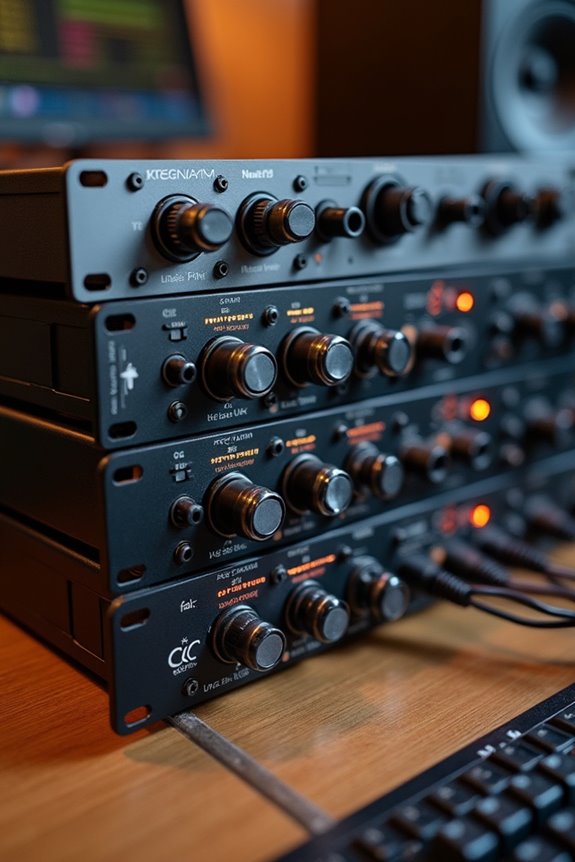 optimize recordings with preamps