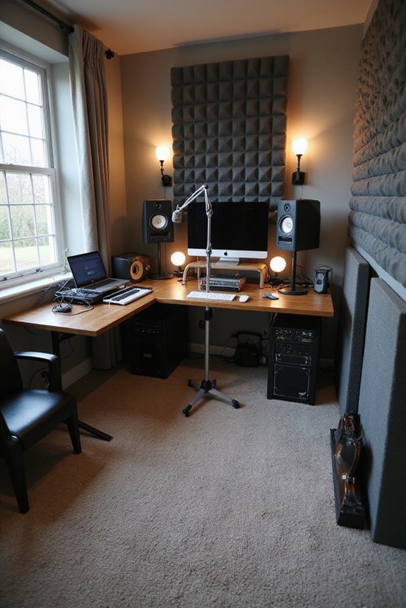 optimizing recording environment acoustics