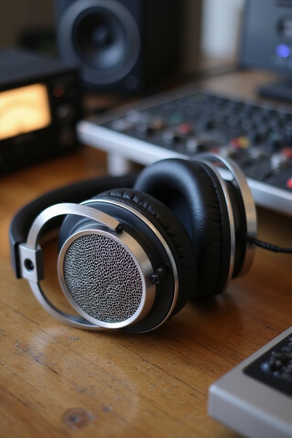 polished mix through headphones