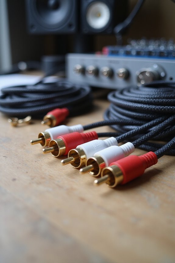 rca cables for audio connections