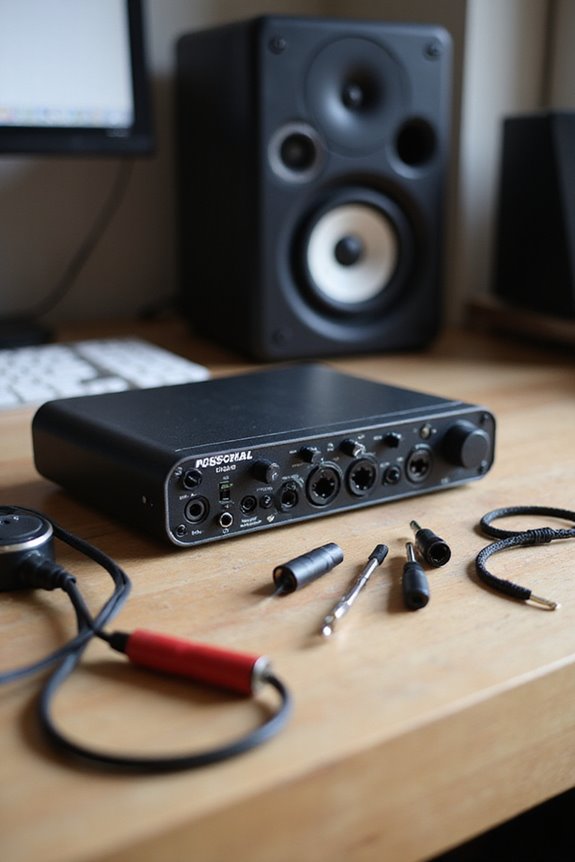 setting up audio interface