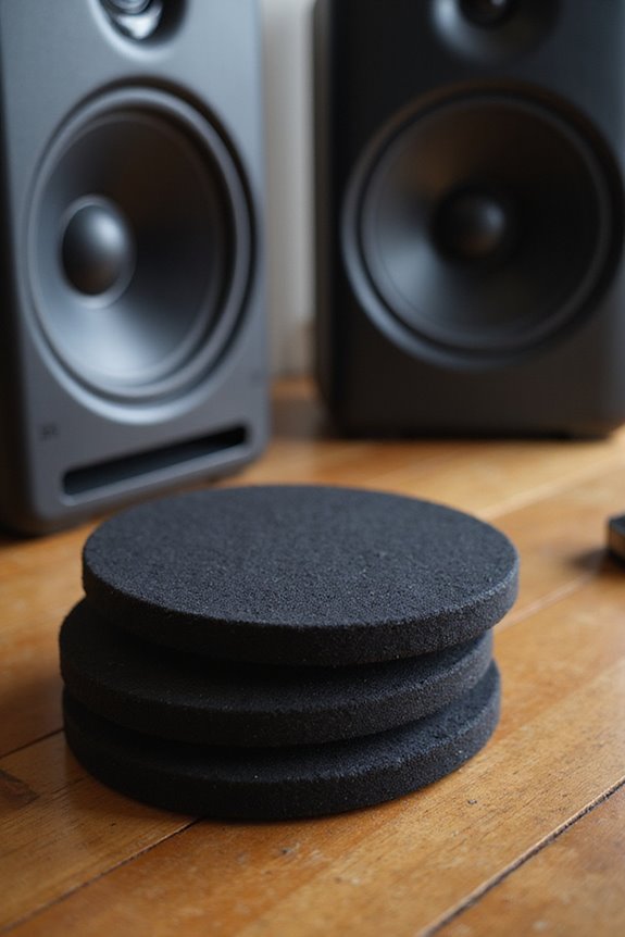 studio monitors isolation pads