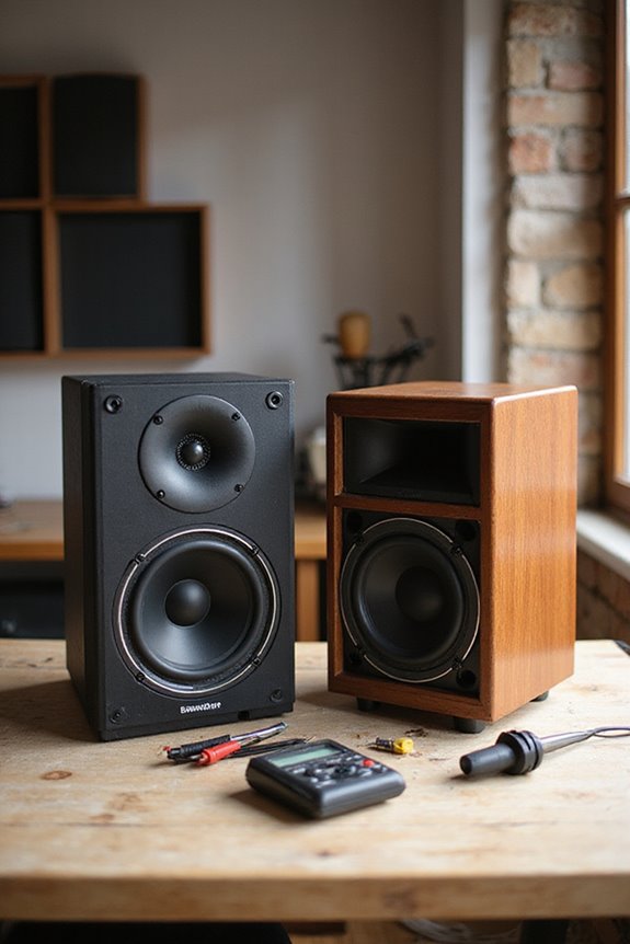 studio monitors offer precision