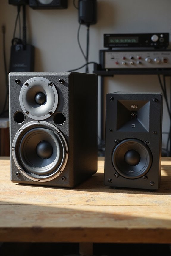 studio monitors vs speakers