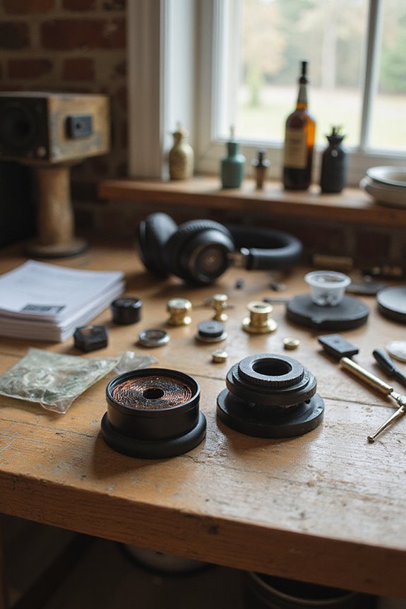 technical components for headphones