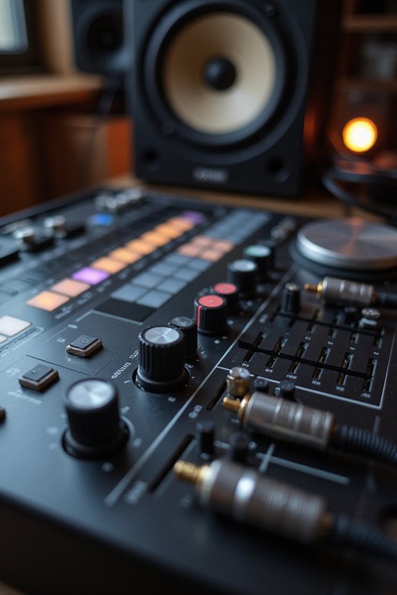 touchscreen audio interface selection